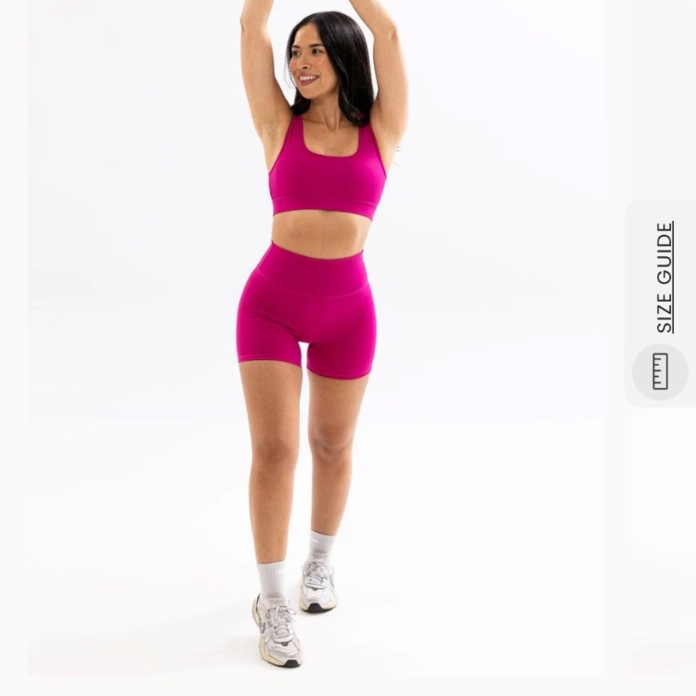 Vibrant Fuchsia Athletic Shorts for Women